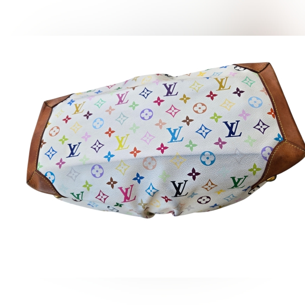 Authentic Louis Vuitton Multicolor white Ursula. - Picture 14 of 17